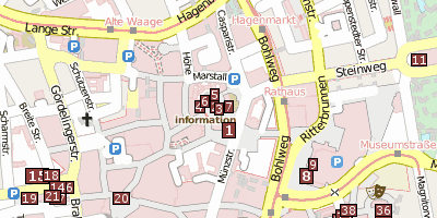 Stadtplan Braunschweiger Löwe