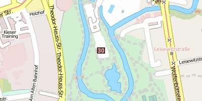 Bürgerpark  Stadtplan