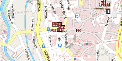 Gewandhaus  Stadtplan