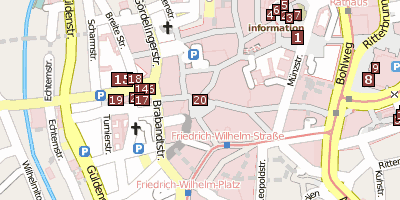 Stadtplan Kohlmarkt  Braunschweig