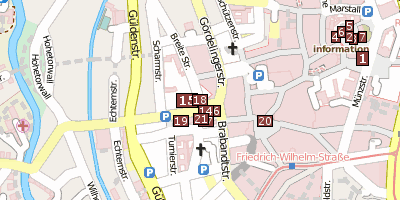 Stadtplan Stechinelli-Haus  Braunschweig